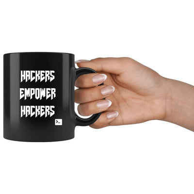 Hackers empower hackers - Mug by MyHackerTech