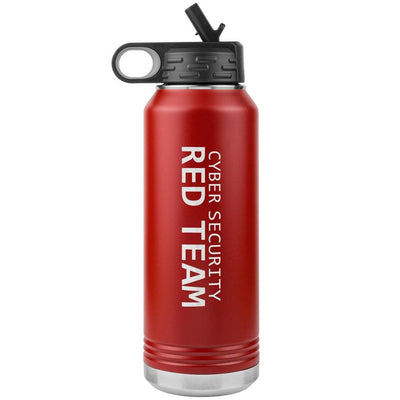 Cyber Security Red Team - 32oz Water Bottle Tumbler by MyHackerTech