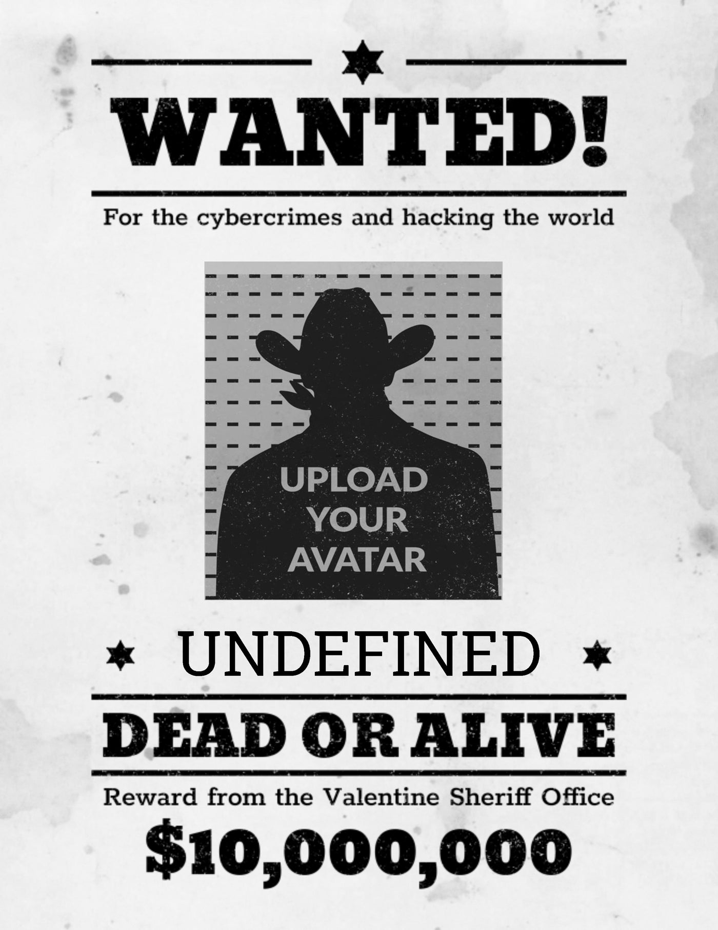 Wanted for the cybercrimes V2