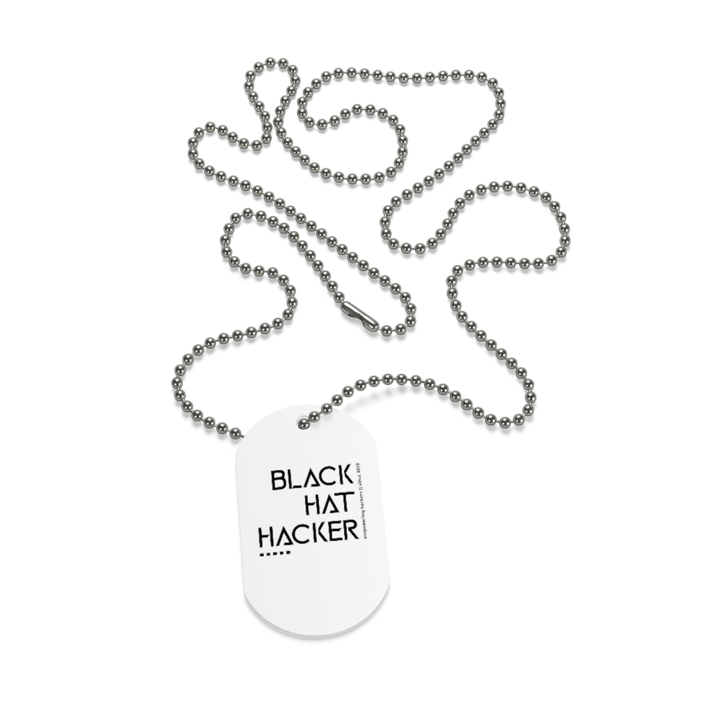 Black Hat Hacker v2 -  Dog Tag