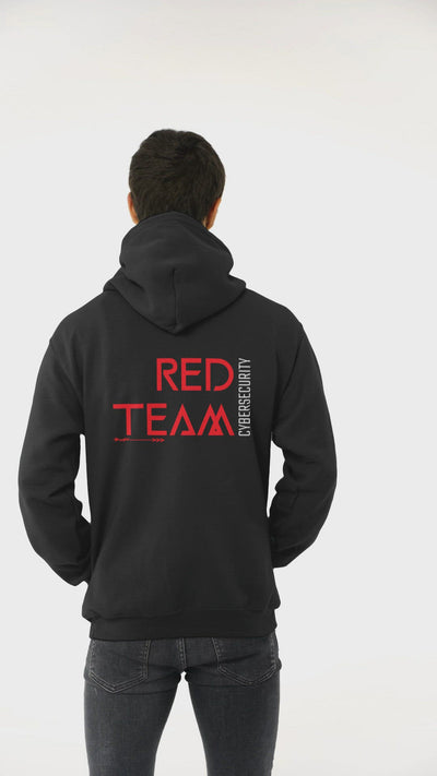 Cyber Security Red Team v4 - Unisex Hoodie (back print)