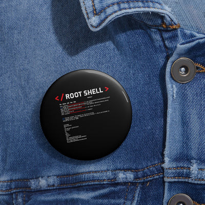 root shell -  Custom Pin Buttons