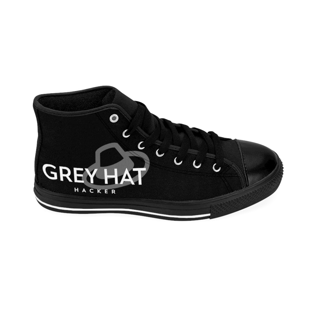 Grey Hat Hacker - Men's High-top Sneakers