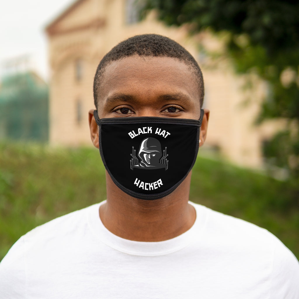 Black Hat Hacker -  Mixed-Fabric Face Mask