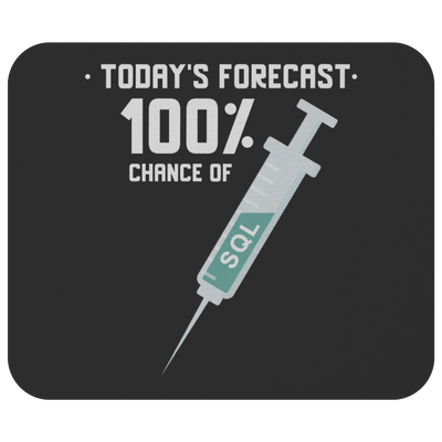 Today''s forecast 100% chance of SQL injection - Mousepad