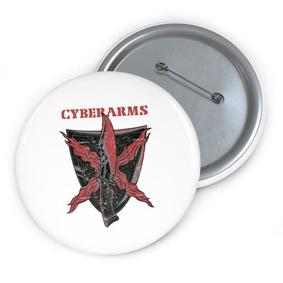 CyberArms - Custom Pin Buttons (Red)