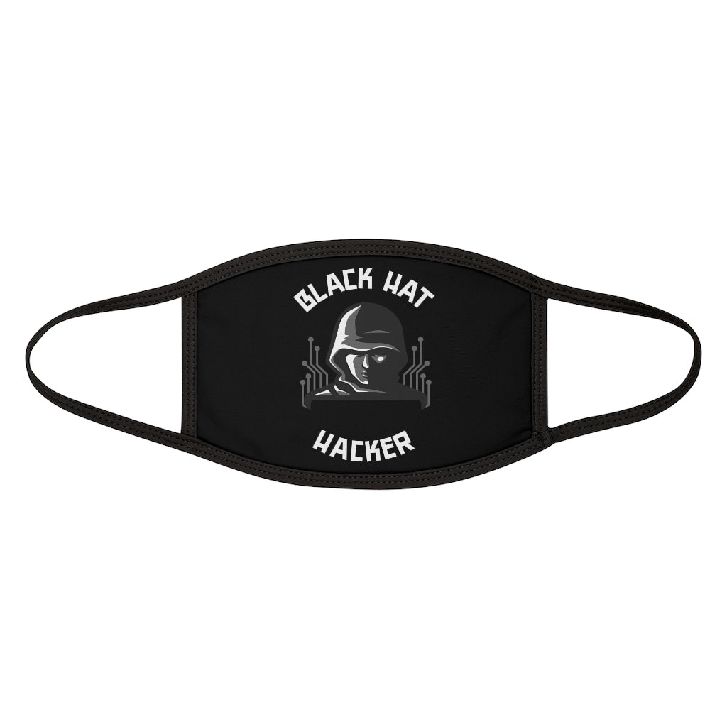 Black Hat Hacker -  Mixed-Fabric Face Mask