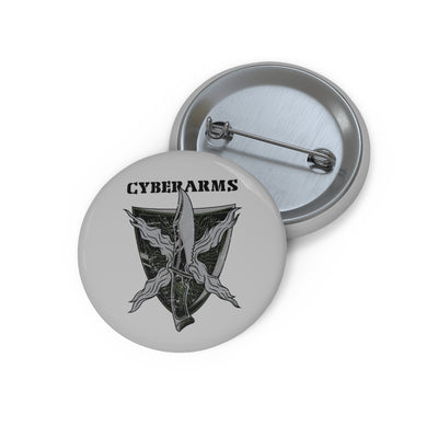 CyberArms - Custom Pin Buttons (grey)