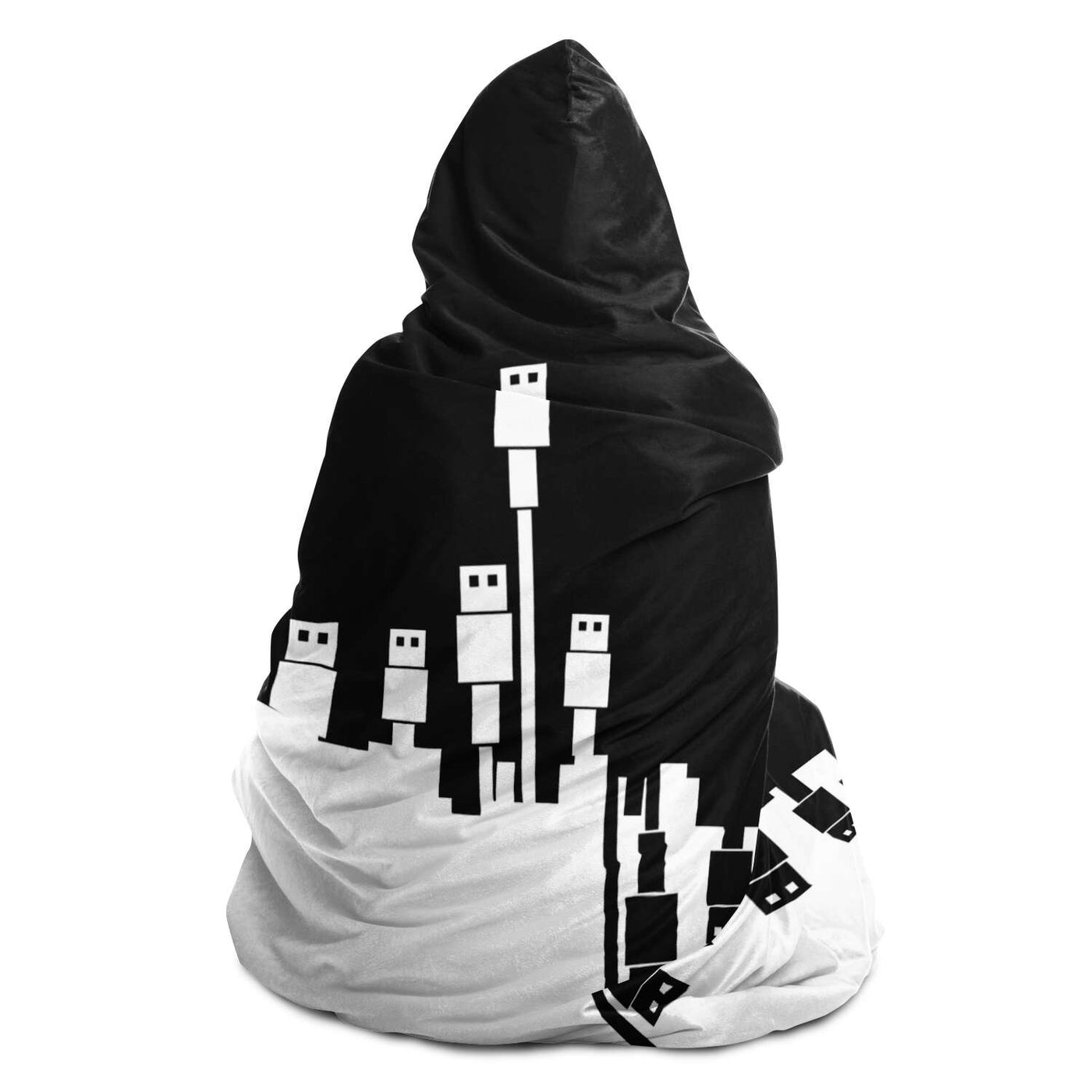 USB Ninja Cable Attack - Hooded Blanket