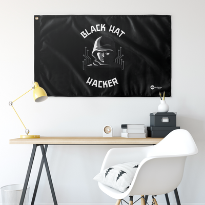 Black Hat Hacker - Wall Flag