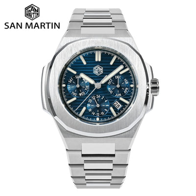 San Martin Miyota 9120 Multi-function  Watch
