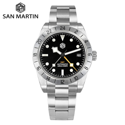 San Martin NH34 39mm BB GMT Watch