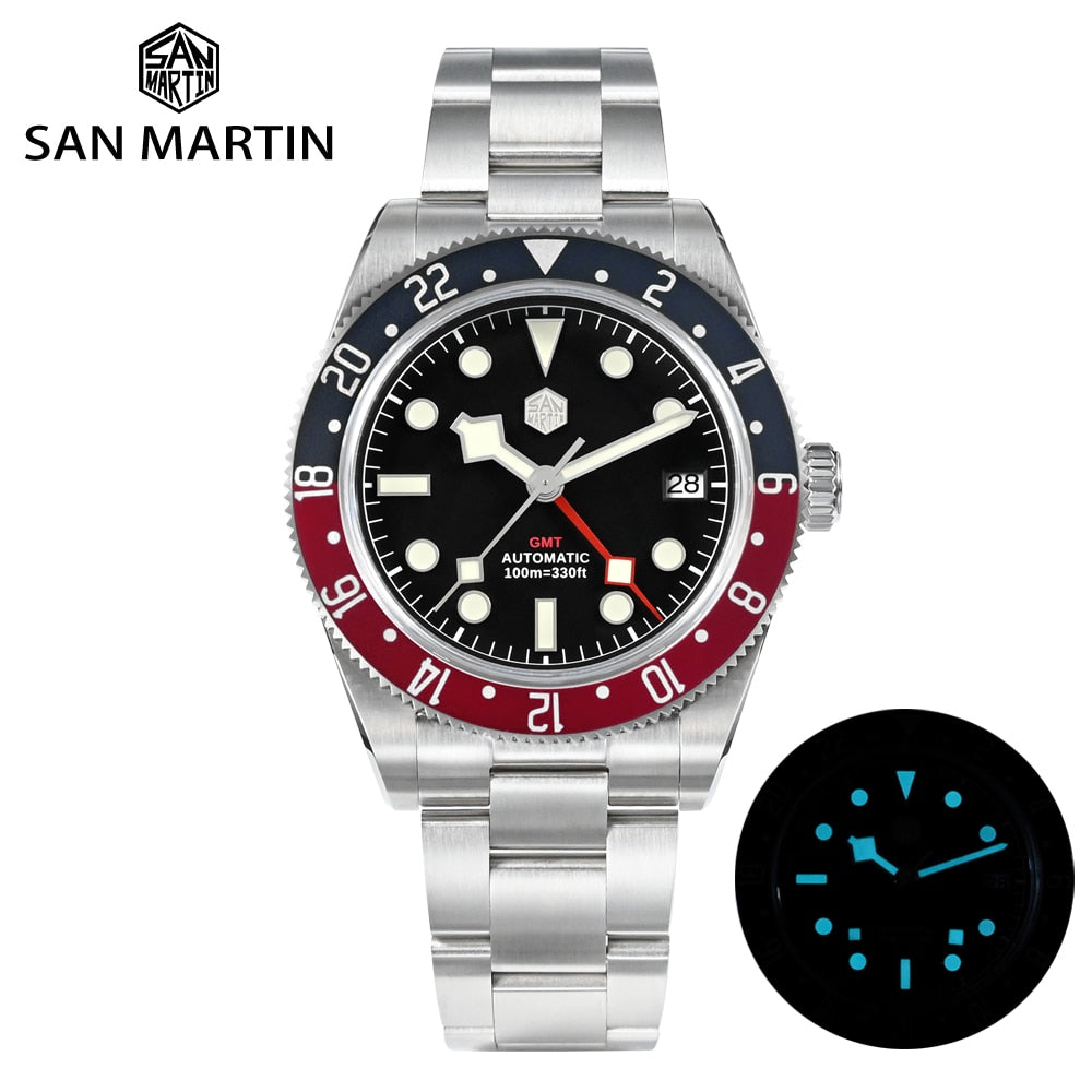 San Martin 2023 New NH34 GMT Watch