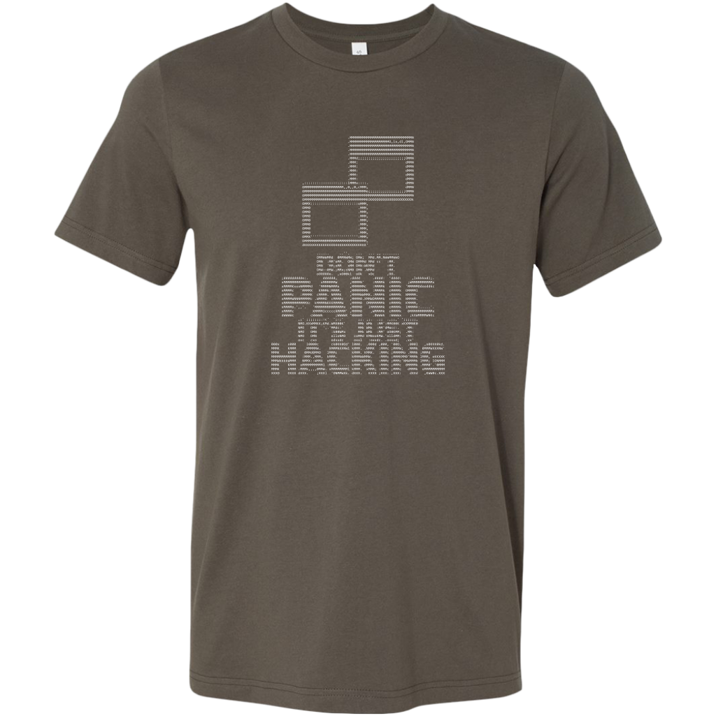 Don't panic it's just hacking - Canvas Mens Shirt