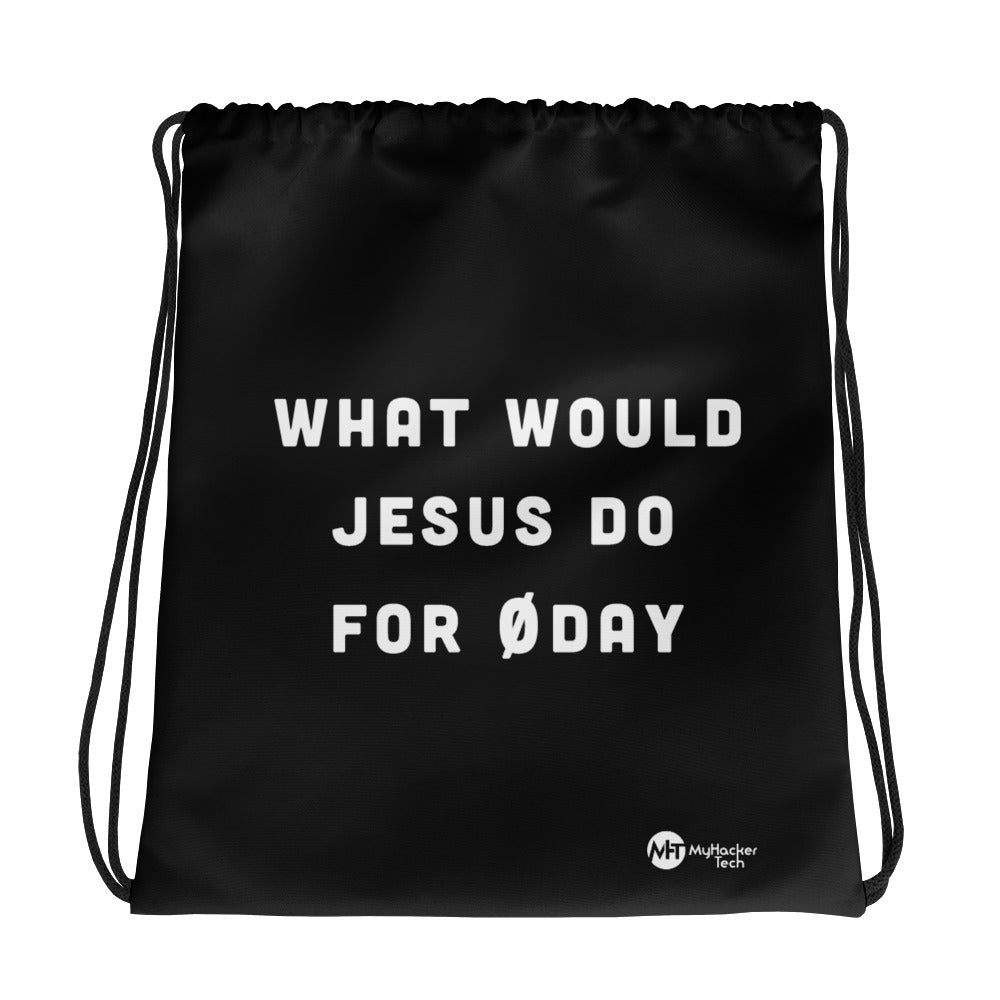 What would Jesus do for 0day - Drawstring bag