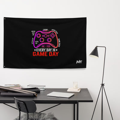 Never Give Up, everyday is Game Day - Flag