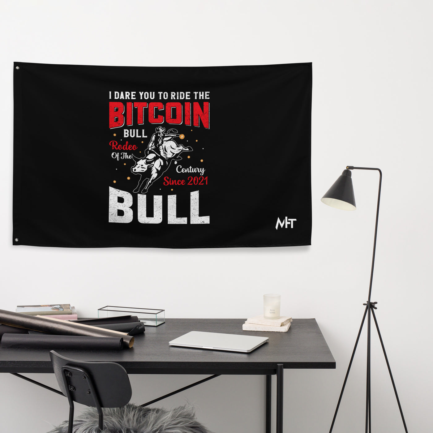 I Dare You to Ride Bitcoin Bull Flag