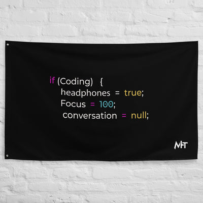 Funny Joke Programming if Coding Flag