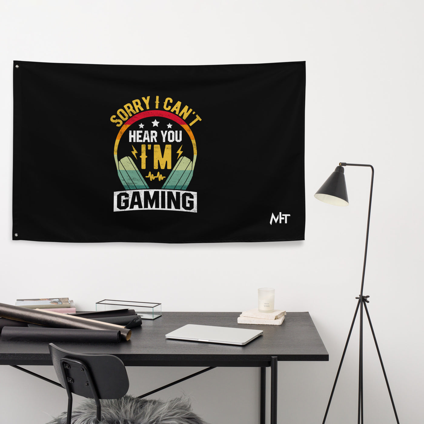 Sorry I Can't Hear You, I am Gaming Flag