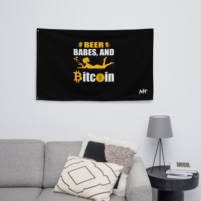 Beer, Babe and Bitcoin Flag