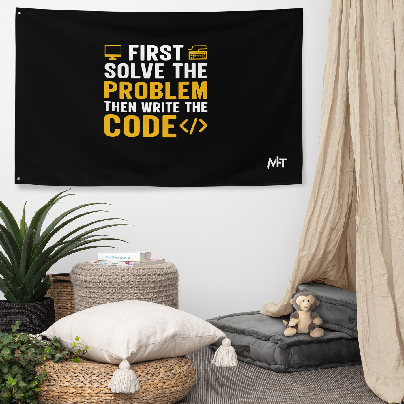 First, Solve the problem; then, Write the code - Flag
