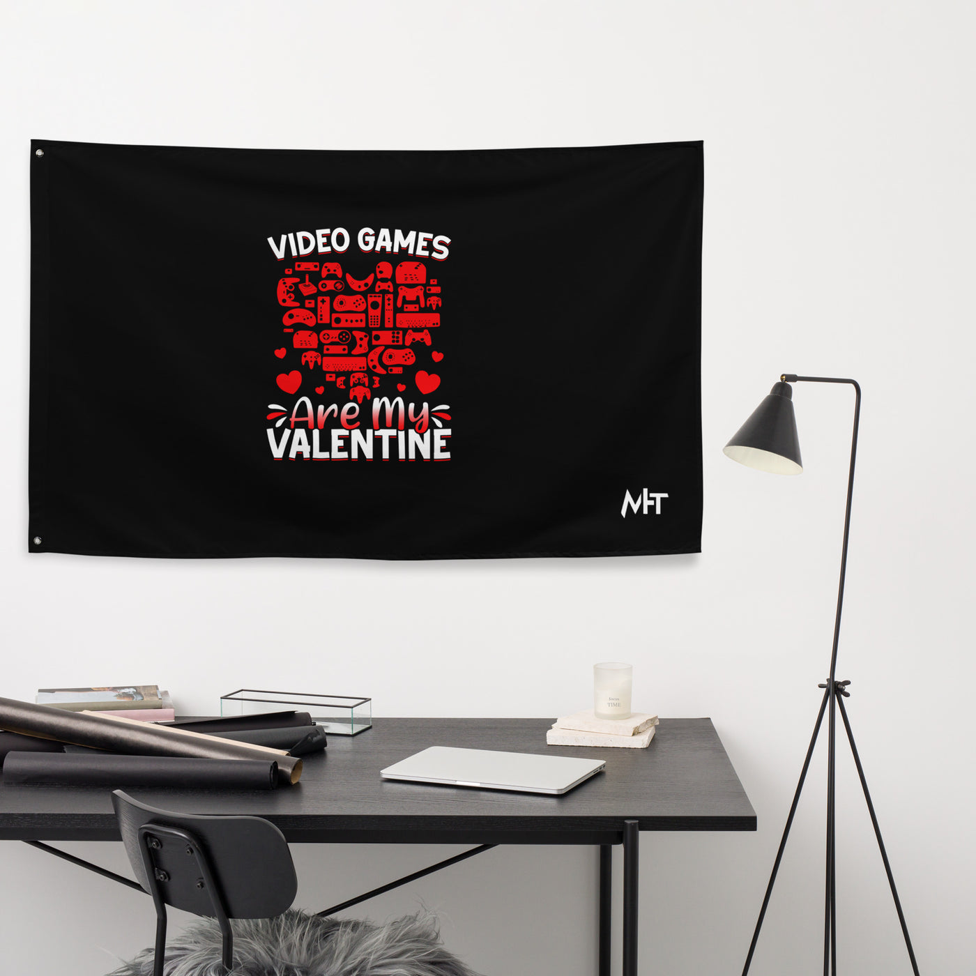 Video games are my valentine Flag