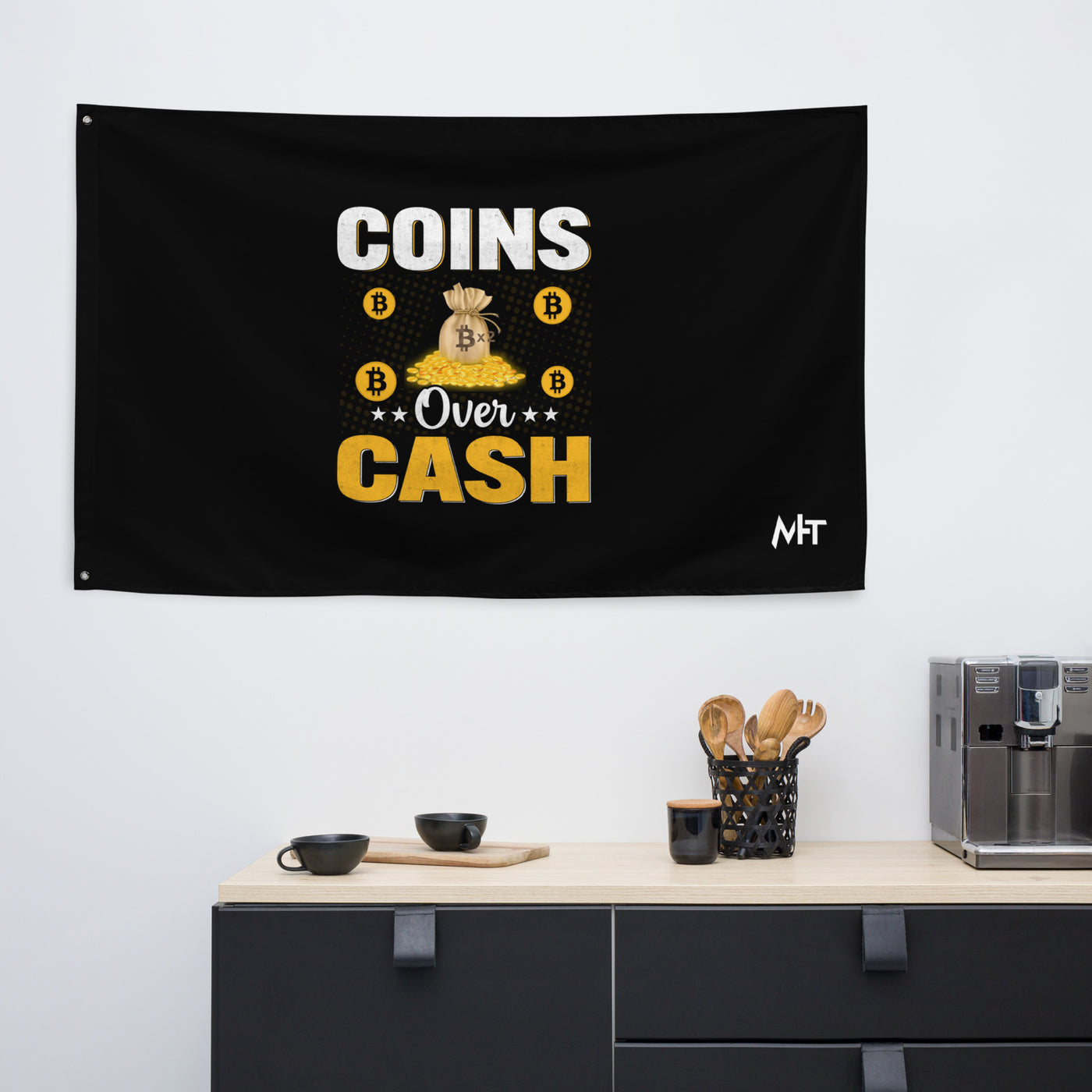 Coins over Cash Flag