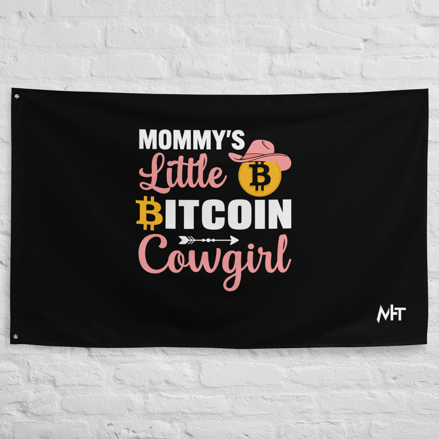 Mommy's Little Bitcoin Cowgirl - video game Flag