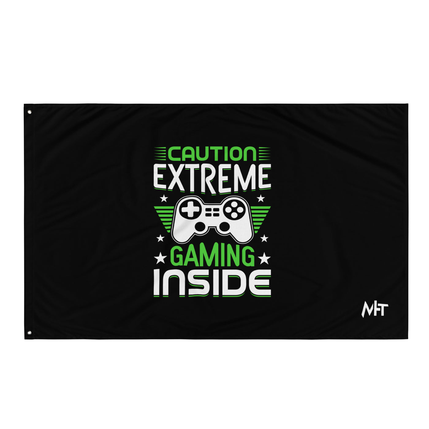 Caution extreme gaming inside - Flag