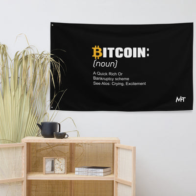 Bitcoin definition ( Yellow Cap B ) - Flag