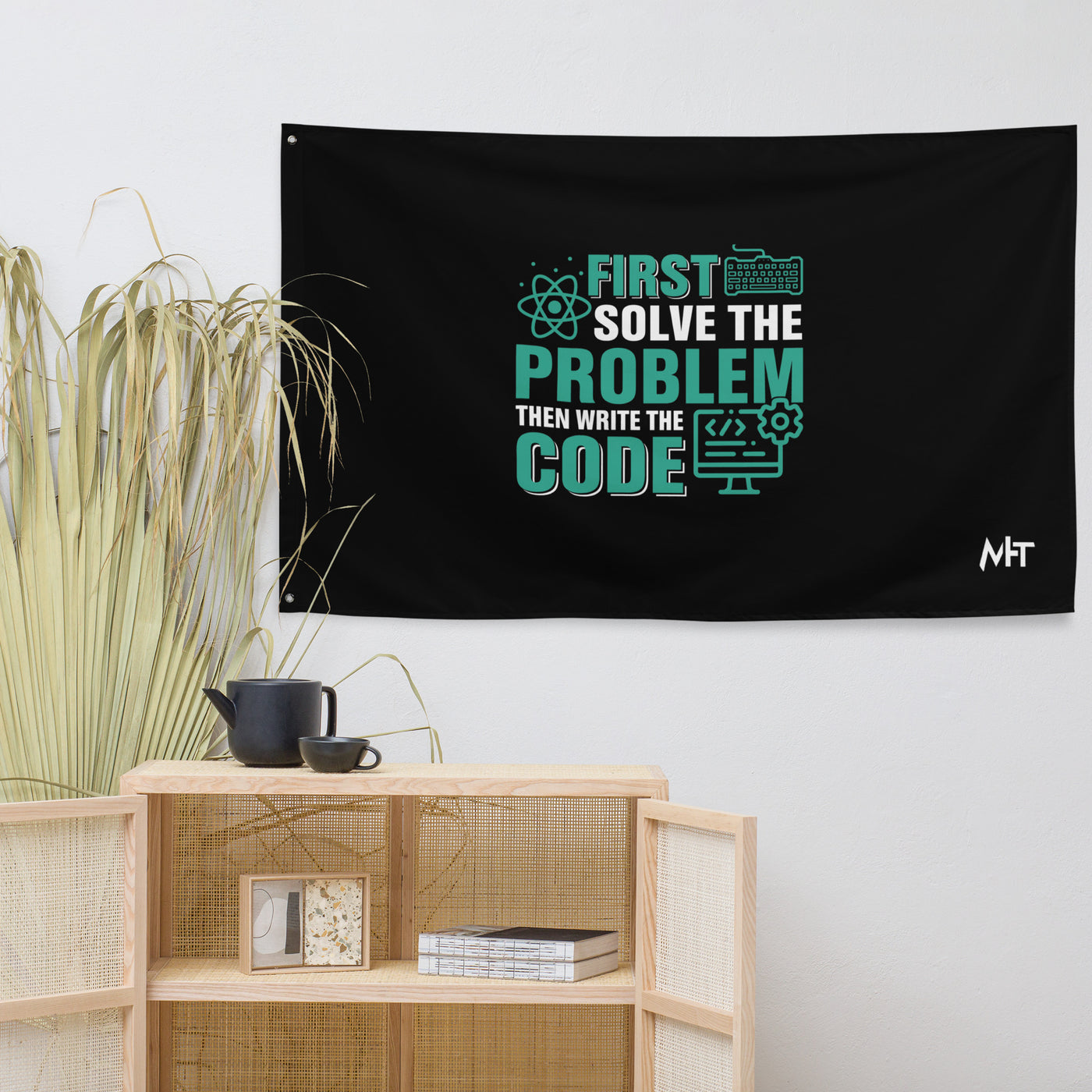 First solve the problem. Then, write the code Flag