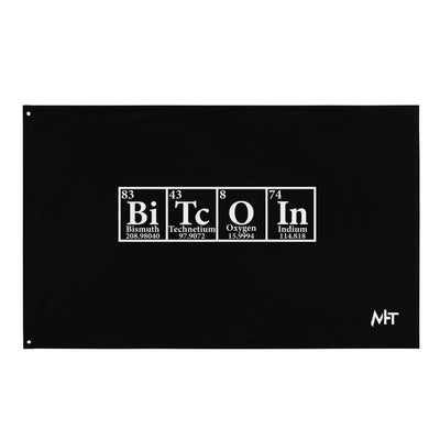 Bitcoin Periodic Table Flag