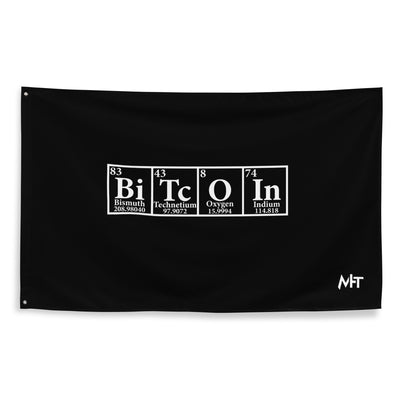 Bitcoin Periodic Table Flag
