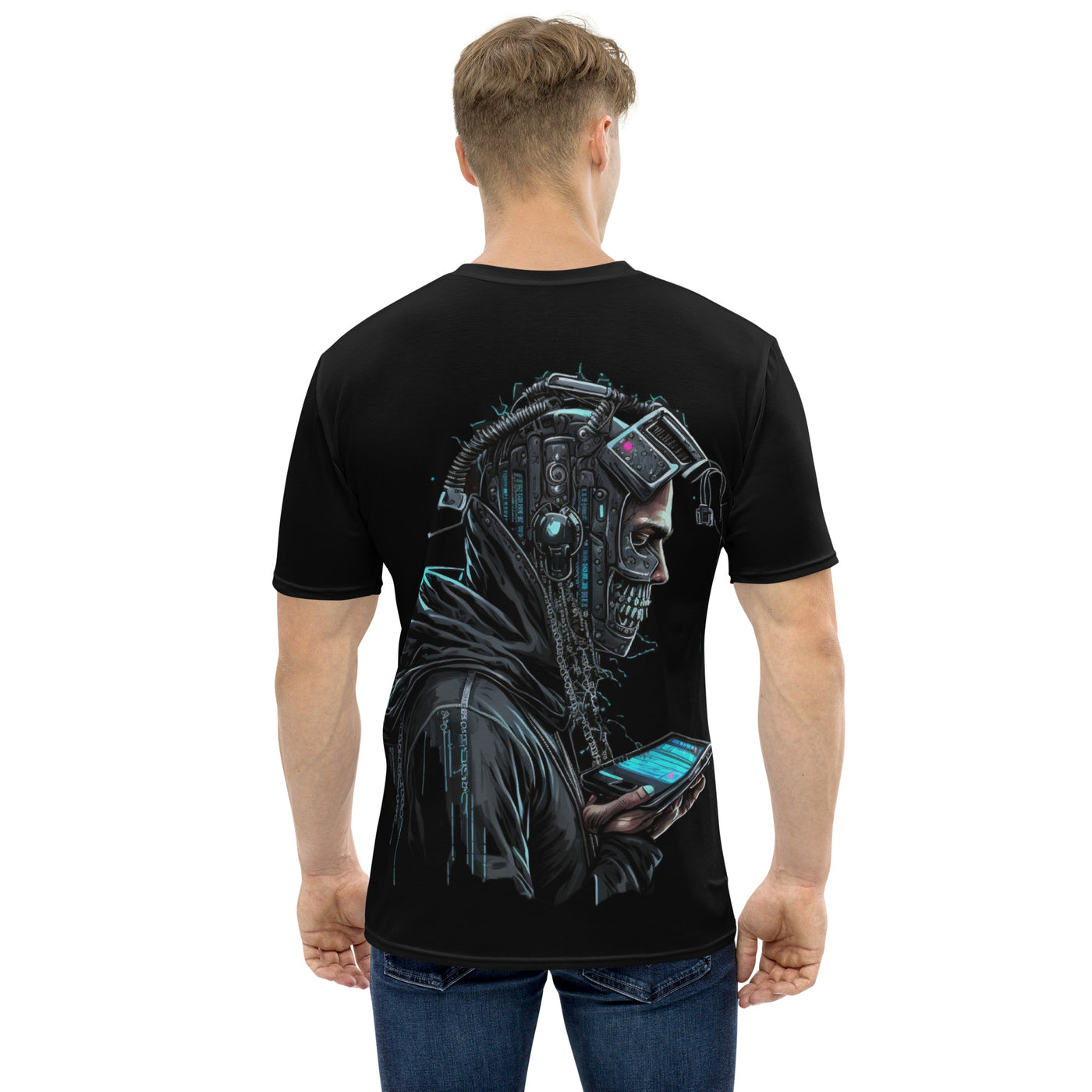 Cyberware assassin v1 - Men's t-shirt (back print)