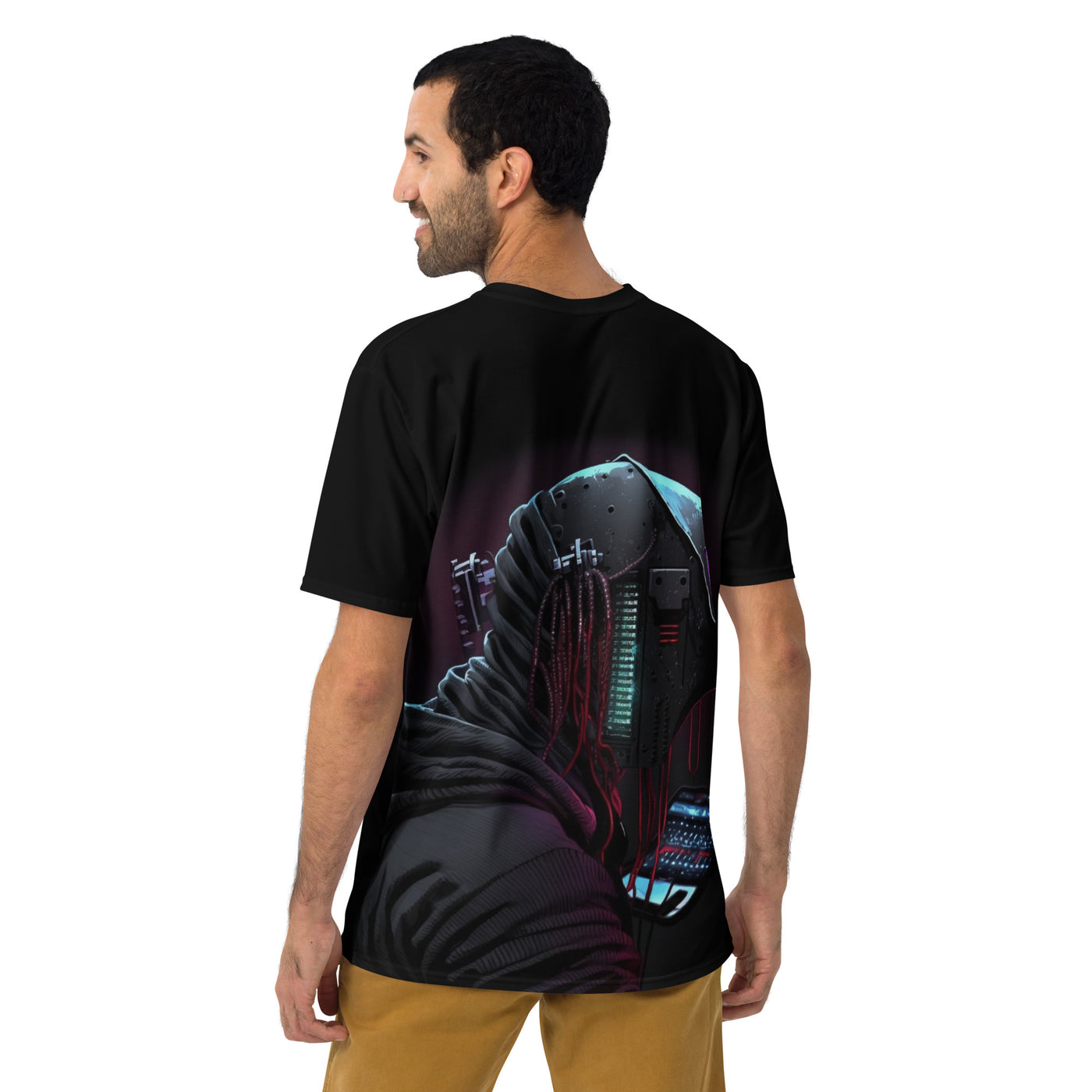 Cyberware assassin v4 - Men's t-shirt (back print)