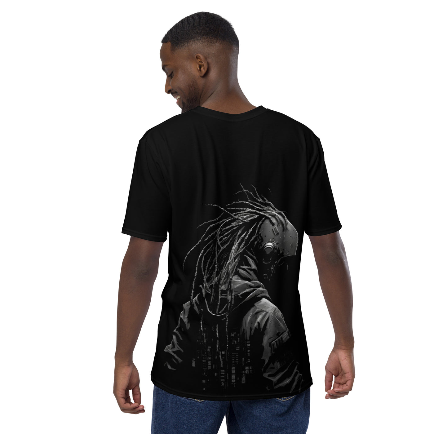 Cyberware assassin v39 - Men's t-shirt (back print)