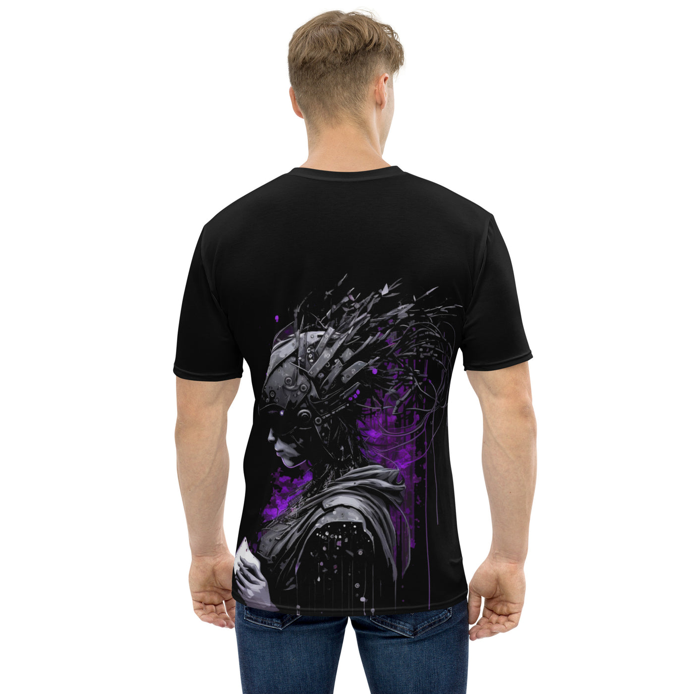 Cyberware assassin v42 - Men's t-shirt (back print)