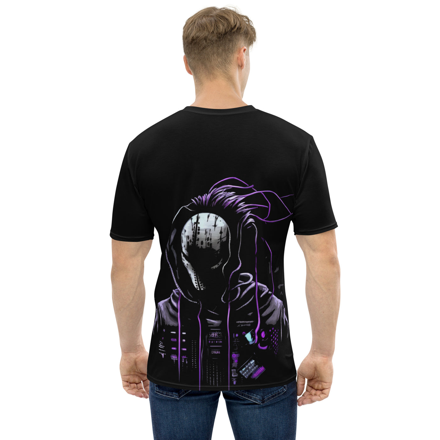 Cyberware assassin v45 - Men's t-shirt (back print)