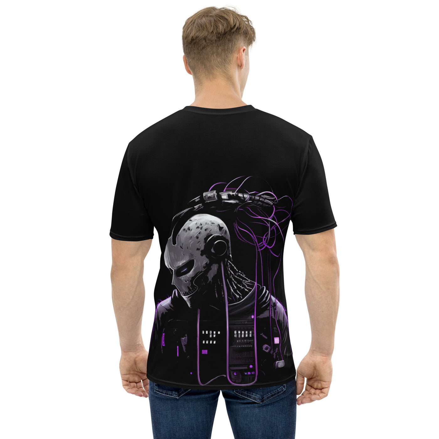 Cyberware assassin v47 - Men's t-shirt (back print)