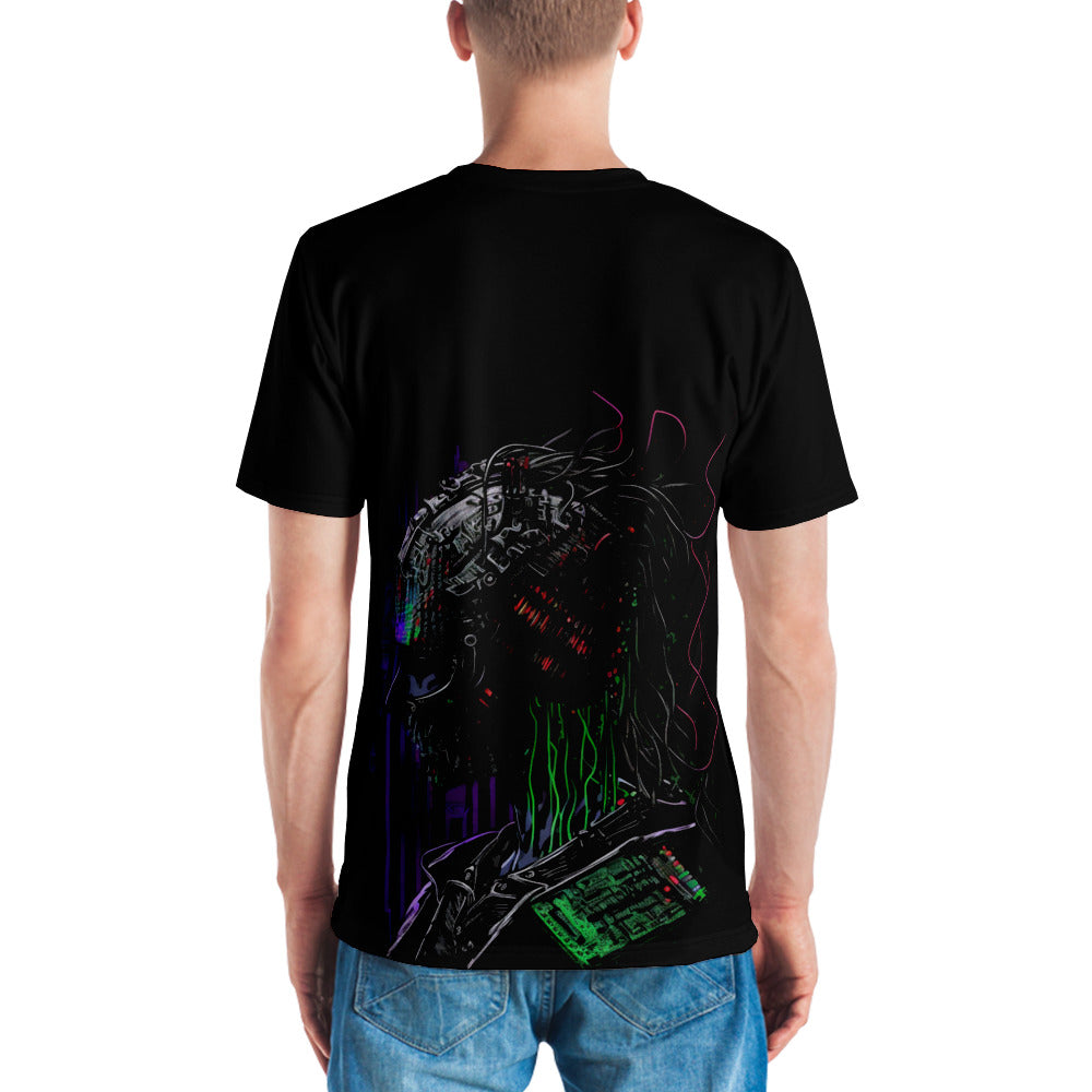 Cyberware assassin v48 - Men's t-shirt (back print)