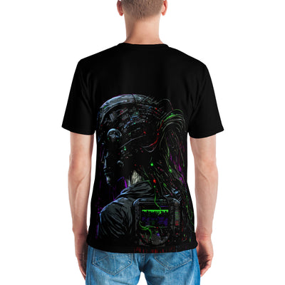 Cyberware assassin v51  - Men's t-shirt (back print)