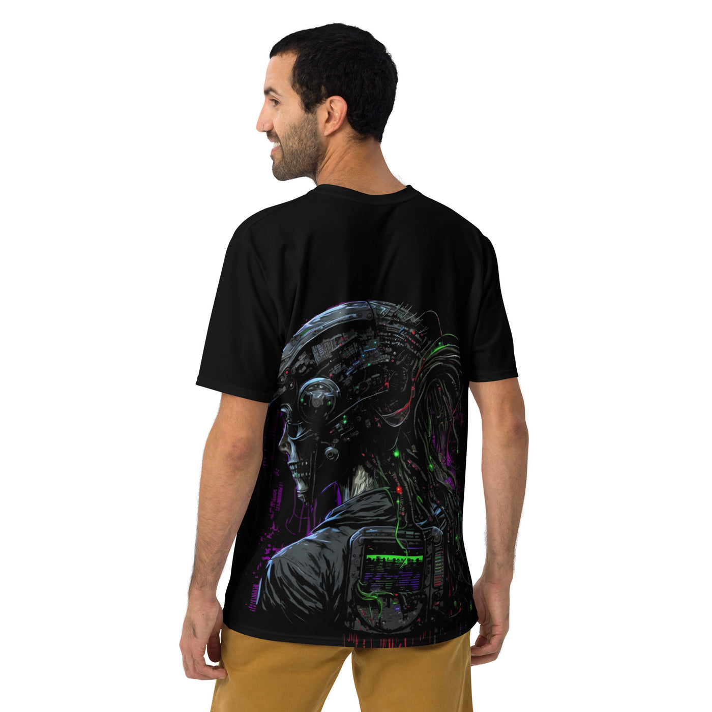 Cyberware assassin v51  - Men's t-shirt (back print)
