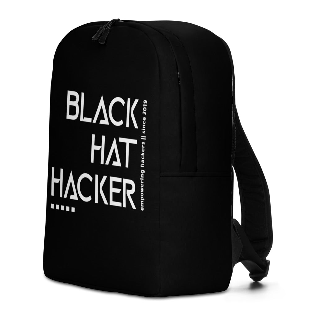 Black Hat Hacker - Minimalist Backpack
