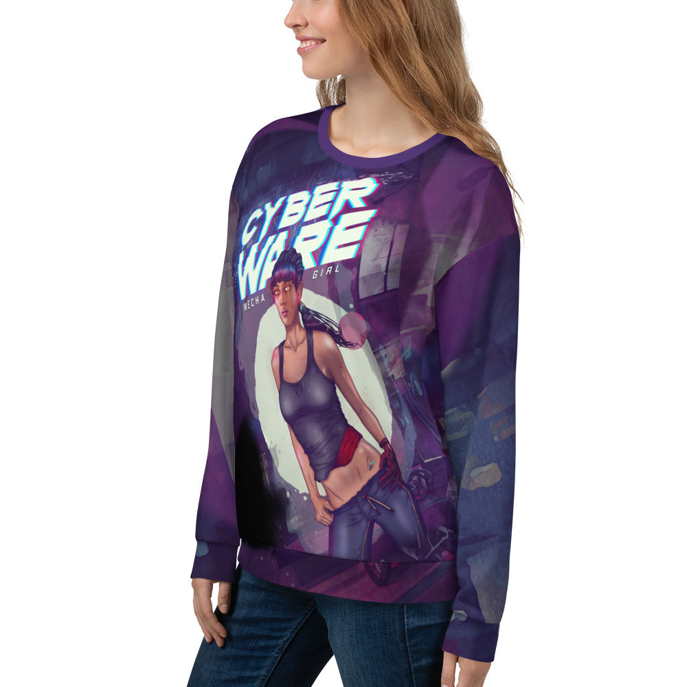 CyberWare Mecha Girl - Unisex Sweatshirt