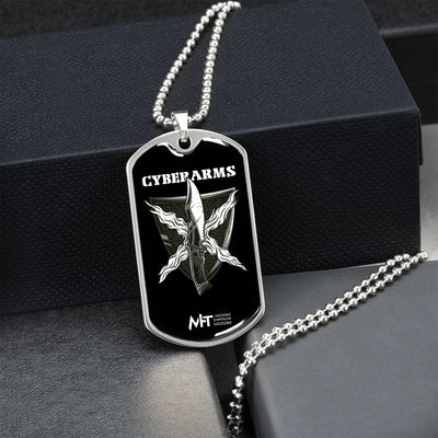 CyberArms - Graphical Dog Tag and Ball Chain