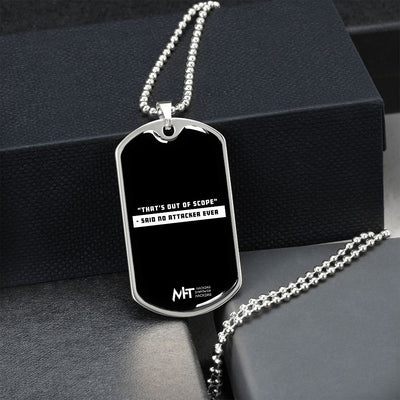 Thats out of scope -  Graphical Dog Tag and Ball Chain