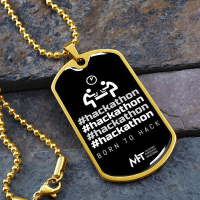 Hackathon - Graphical Dog Tag and Ball Chain