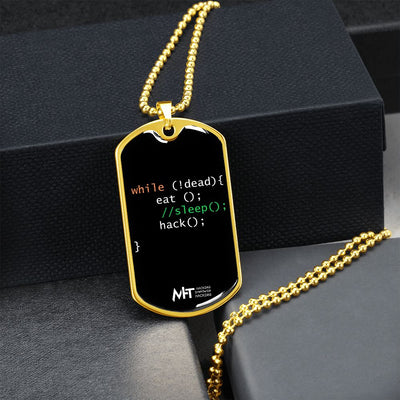Computer Science - Graphical Dog Tag and Ball Chain