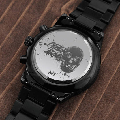CyberArms - Black Chronograph Watch