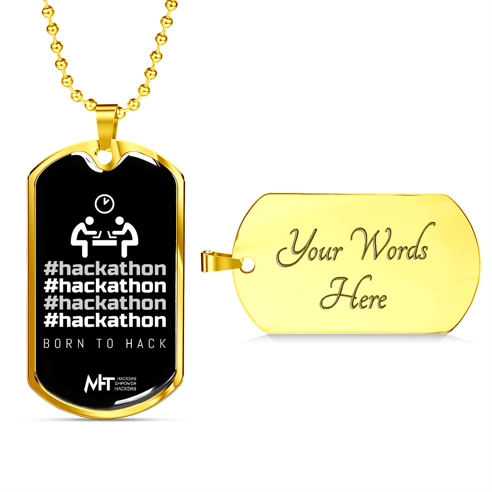 Hackathon - Graphical Dog Tag and Ball Chain